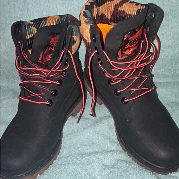 Men’s Timberland Heritage black,camo size 7 brand new no box. - Picture 3 of 9
